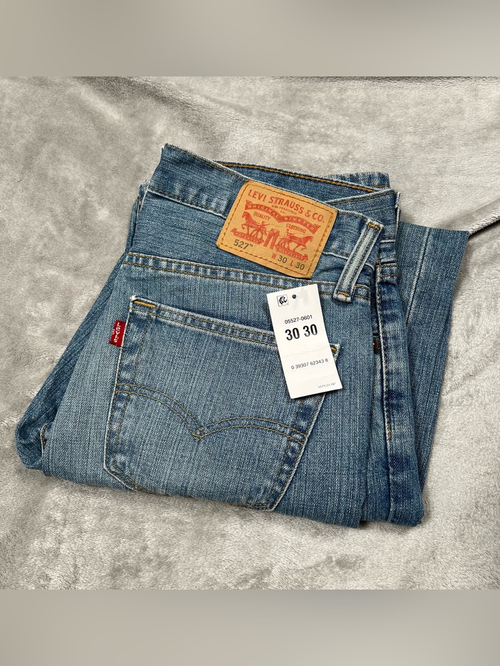 Levi's 527 Slim Bootcut Jeans Mens 31x31 Blue Denim Western Cowboy Rodeo Cotton